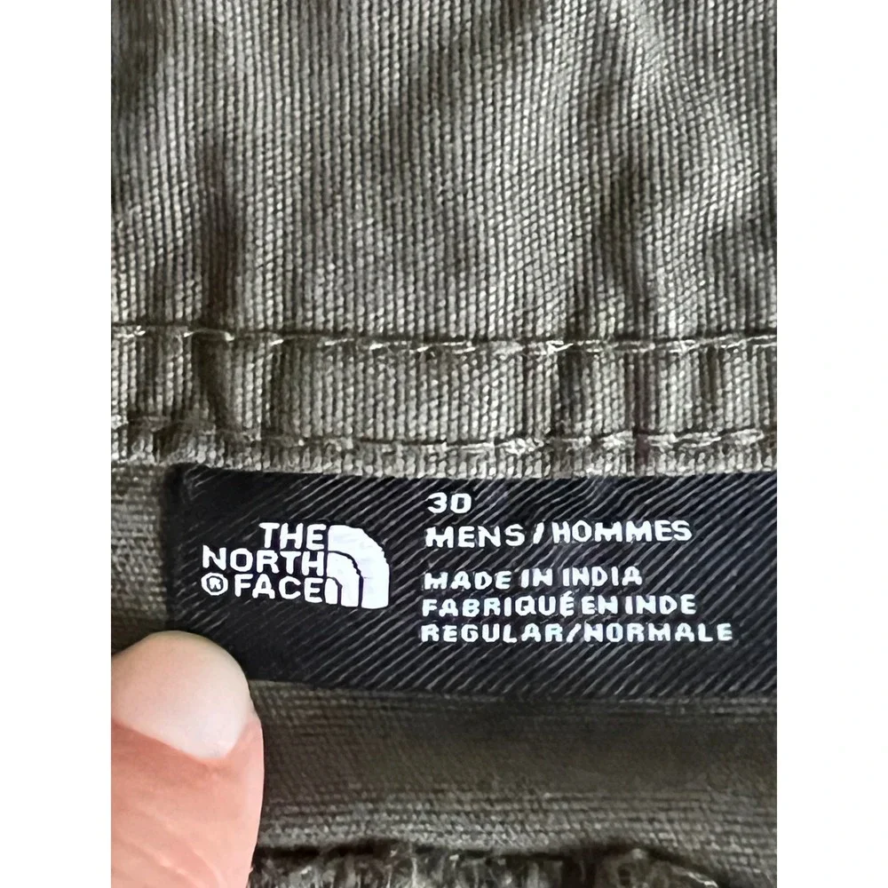 The North Face Mens Brown Hiking Pants Size 30 Regular Canvas Outdoor Trousers